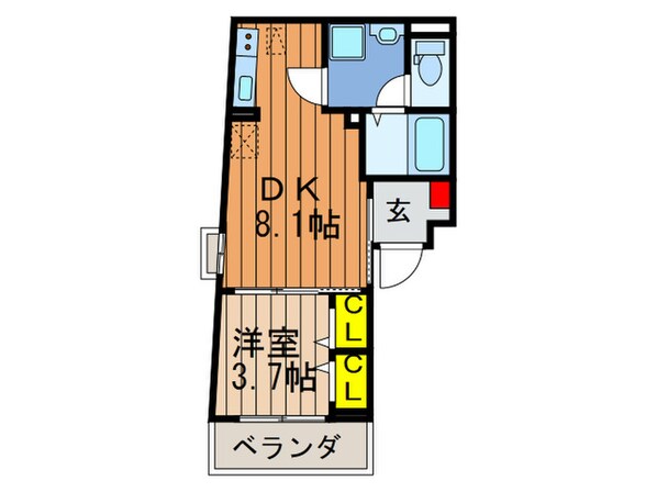 ミローズ　リッコの物件間取画像